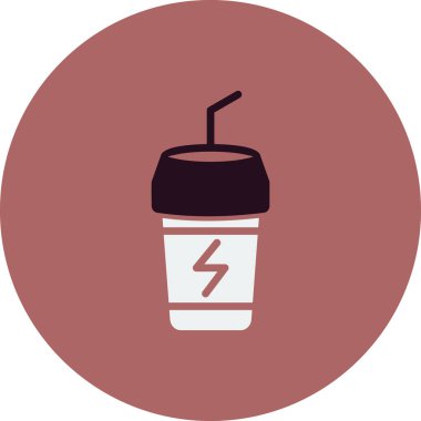 içecek simgesi, vektör illüstrasyonu 