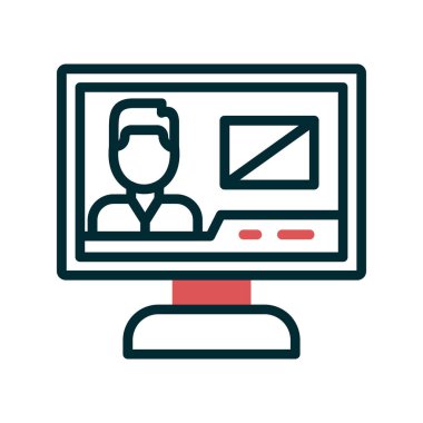 Flaş Haber simgesi, vektör illüstrasyonu 