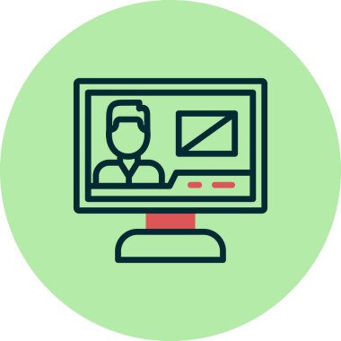 Flaş Haber simgesi, vektör illüstrasyonu 