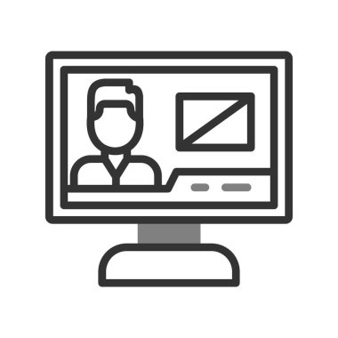 Flaş Haber simgesi, vektör illüstrasyonu 