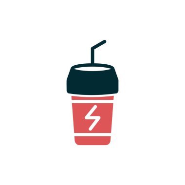 içecek simgesi, vektör illüstrasyonu 