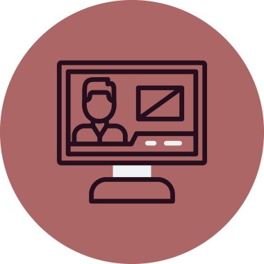 Flaş Haber simgesi, vektör illüstrasyonu 