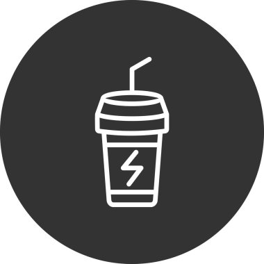 içecek simgesi, vektör illüstrasyonu 