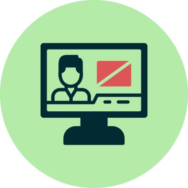 Flaş Haber simgesi, vektör illüstrasyonu 