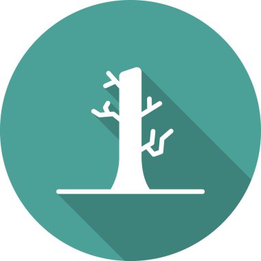 ağaç ağ simgesi, vektör illüstrasyonu