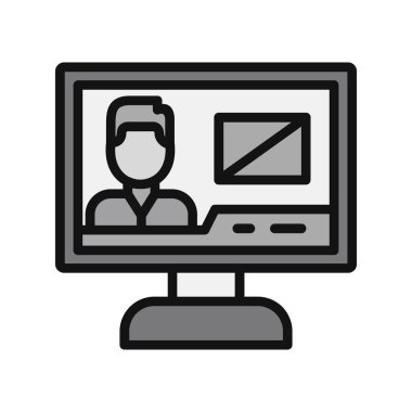 Flaş Haber simgesi, vektör illüstrasyonu 