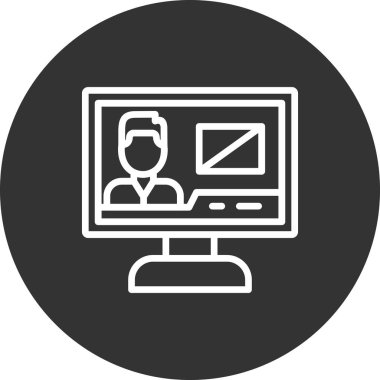 Flaş Haber simgesi, vektör illüstrasyonu 