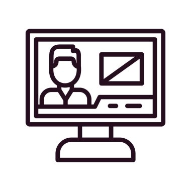 Flaş Haber simgesi, vektör illüstrasyonu 