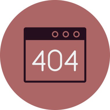 Tarayıcı Hatası 404, web vektör illüstrasyonu