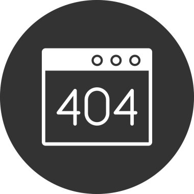 Tarayıcı Hatası 404, web vektör illüstrasyonu