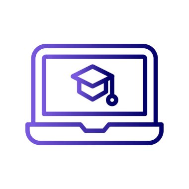 Öğrenme simgesi, vektör illüstrasyonu 