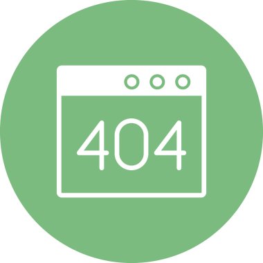 Tarayıcı Hatası 404, web vektör illüstrasyonu
