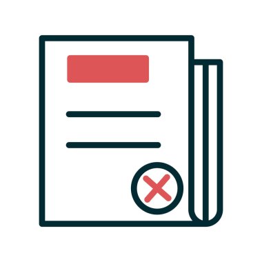 Kişisel ve ticari kullanım için gazete illüstrasyon simgesi