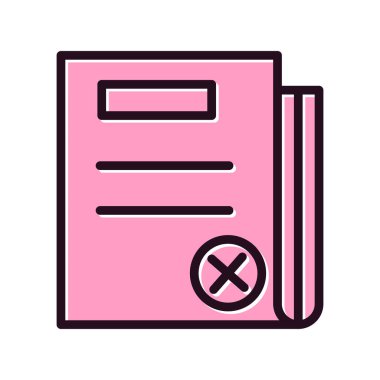 Kişisel ve ticari kullanım için gazete illüstrasyon simgesi