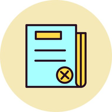 Kişisel ve ticari kullanım için gazete illüstrasyon simgesi