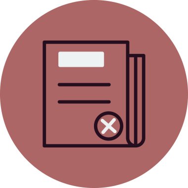 Kişisel ve ticari kullanım için gazete illüstrasyon simgesi