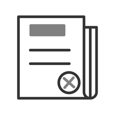 Kişisel ve ticari kullanım için gazete illüstrasyon simgesi