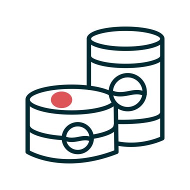 Konserve Gıda kutsal kişilerin resmi, vektör çizim