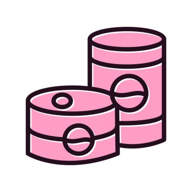 Konserve Gıda kutsal kişilerin resmi, vektör çizim