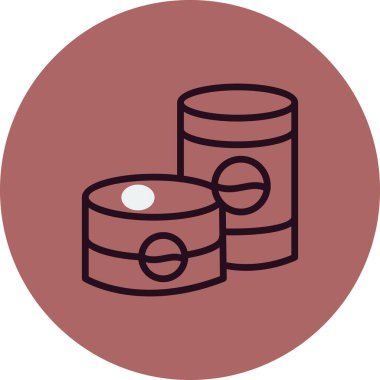 Konserve Gıda kutsal kişilerin resmi, vektör çizim