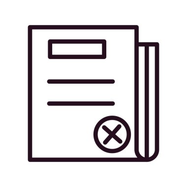 Kişisel ve ticari kullanım için gazete illüstrasyon simgesi