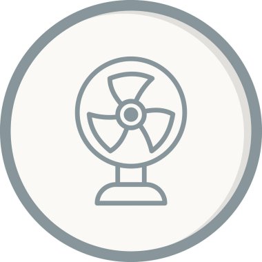 fan simge vektör çizim tasarımı