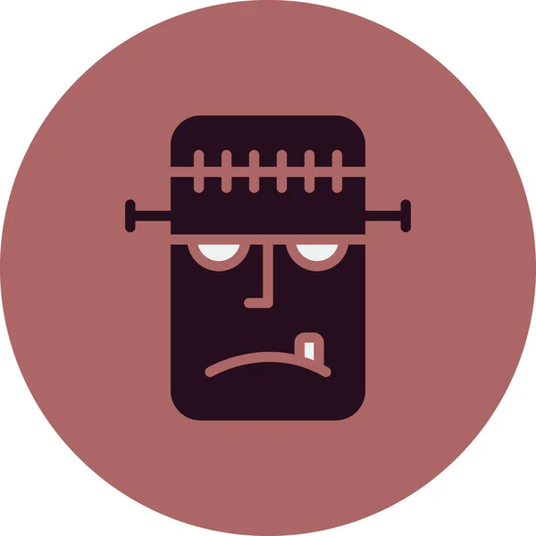 Frankenstein Vector Icono Web — Archivo Imágenes Vectoriales