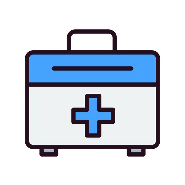 First Aid Kit Icon Vector Illustration — Stock Vector