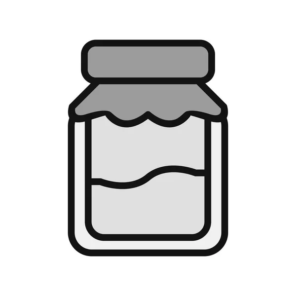 Jar Web Icon Simple Design — Stock Vector