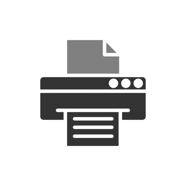 Printer Icon Vector Isolated White Background Your Web Mobile App — Image vectorielle