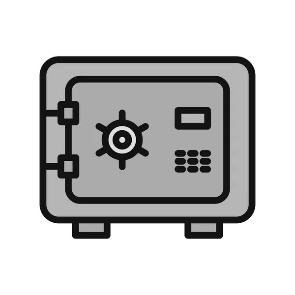 Safe Box Icon Vector Illustration — Image vectorielle