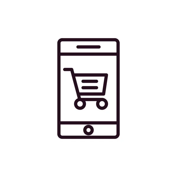Vectorillustratie Van Seo Modern Icoon Online Shopping Concept — Stockvector