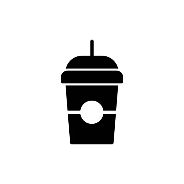 Kaffeetasse Vektor Linie Symbol — Stockvektor