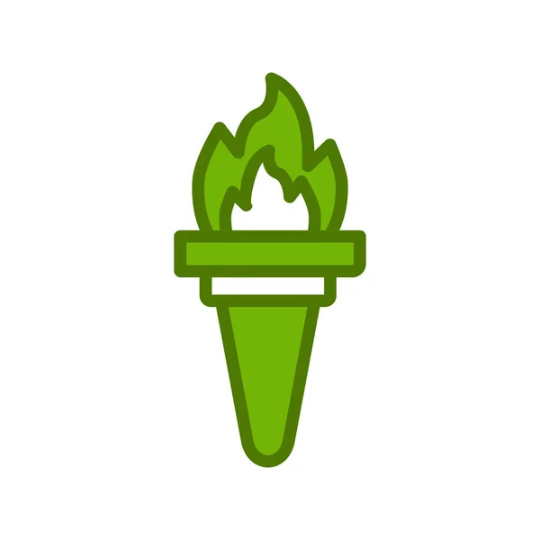 Torch Icon Simple Vector Illustration — Image vectorielle