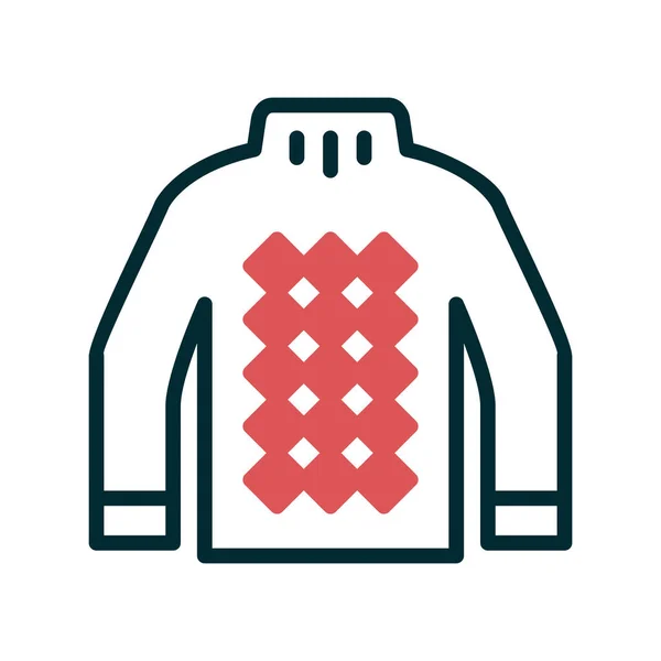 Sweater Web Icon Simple Illustration — Stock Vector
