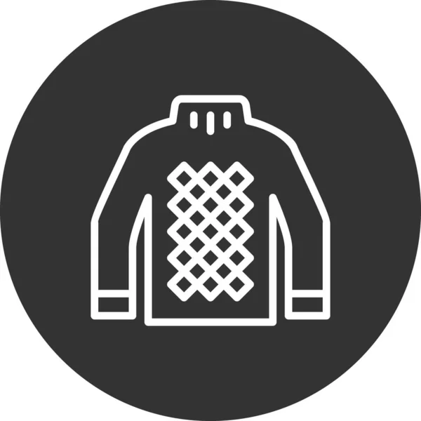 Sweater Web Icon Simple Illustration — Stockový vektor