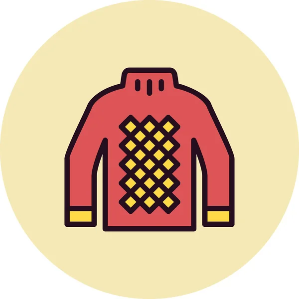 Sweater Web Icon Simple Illustration — Stockový vektor