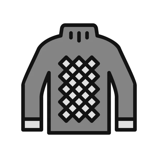 Sweater Web Icon Simple Illustration — Stockový vektor