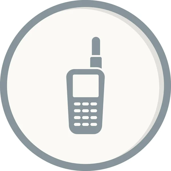 Walkie Talkie Icono Vector Ilustración — Vector de stock