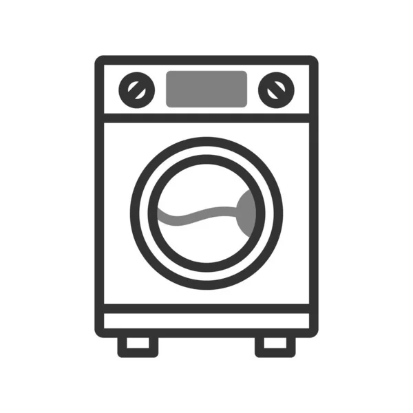 Washing Machine Web Icon Simple Design — Vettoriale Stock