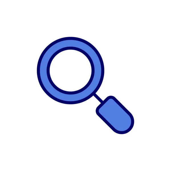 Magnifying Glass Vector Simple Illustration — Stock Vector