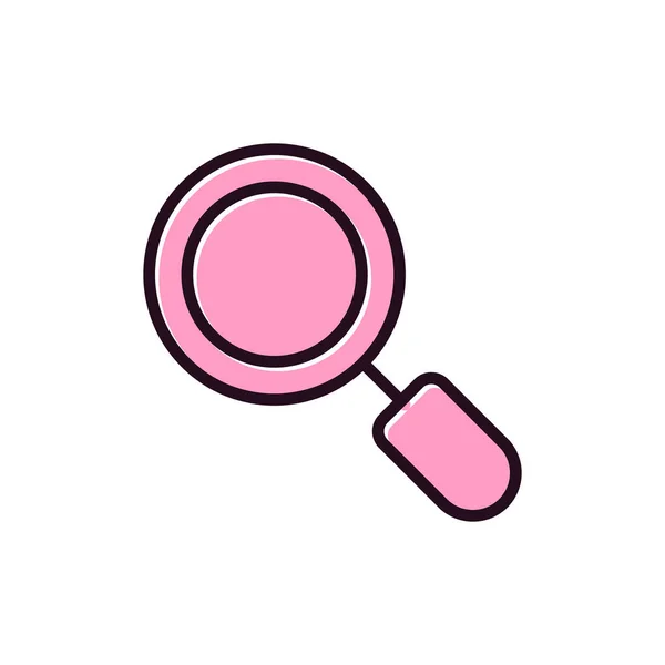 Magnifying Glass Vector Simple Illustration — Archivo Imágenes Vectoriales