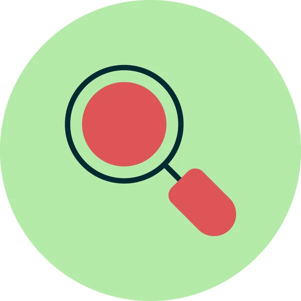 Magnifying Glass Vector Simple Illustration — Archivo Imágenes Vectoriales