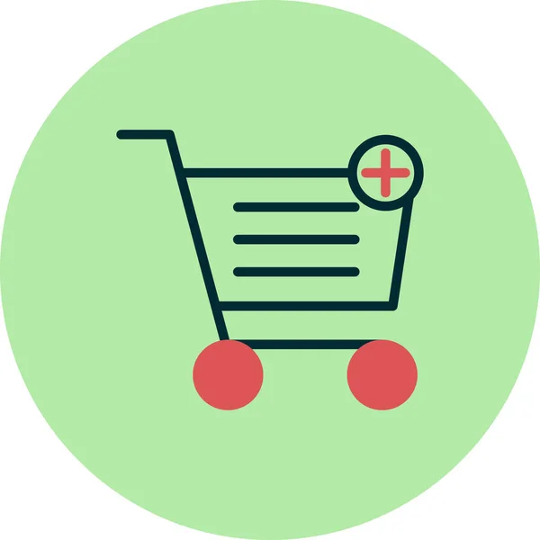 Shopping Cart Icon Vector Illustration — Stock Vector