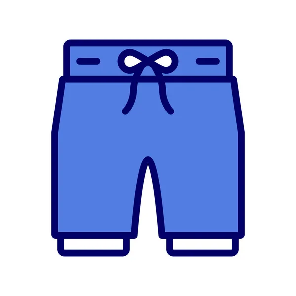 Pantalones Icono Web Ilustración Simple — Archivo Imágenes Vectoriales