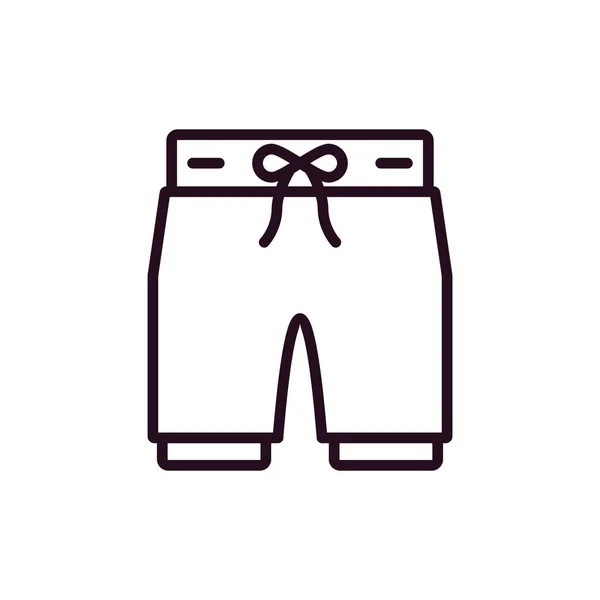 Broek Pictogram Vector Illustratie — Stockvector