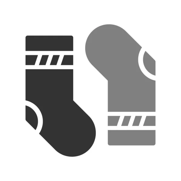 Socks Web Icon Vector Illustration — Vetor de Stock