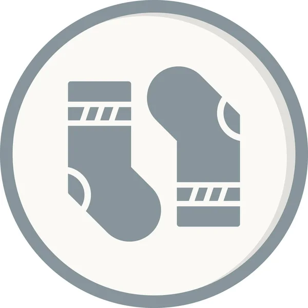 Socks Web Icon Vector Illustration — Image vectorielle