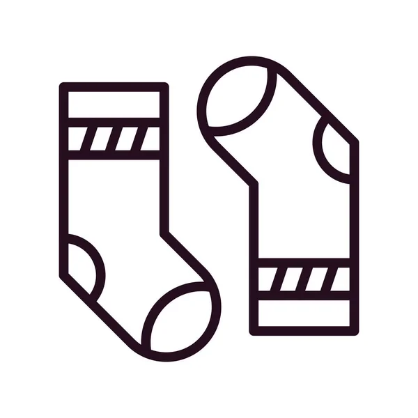 Socks Web Icon Vector Illustration — Vetor de Stock
