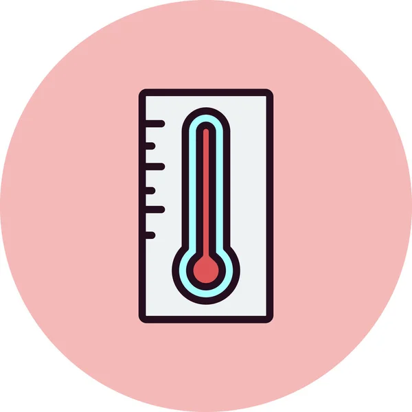 Thermometer Icon Vector Measure Temperature Logo Concept — Stock Vector